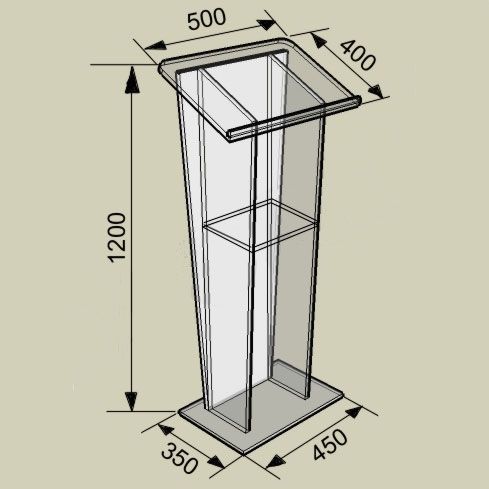 kích thước bục phát biểu
