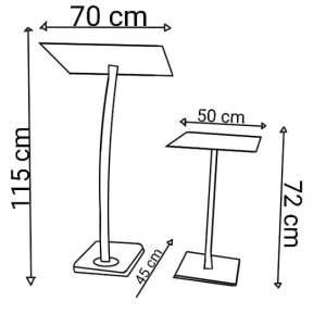 kích thước bục phát biểu
